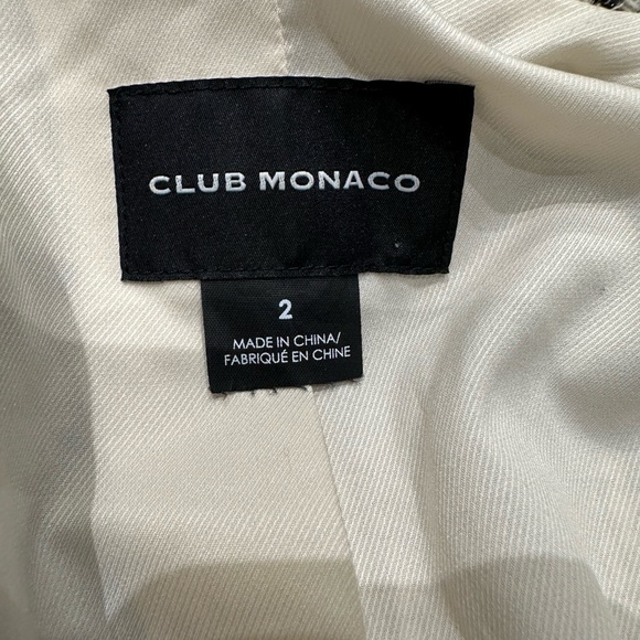 Club Monaco tweed blazer in size 2 - Picture 3 of 4